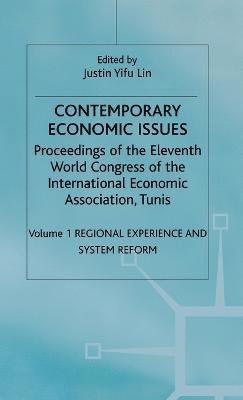 J. Lin - Contemporary Economic Issues, Inbunden
