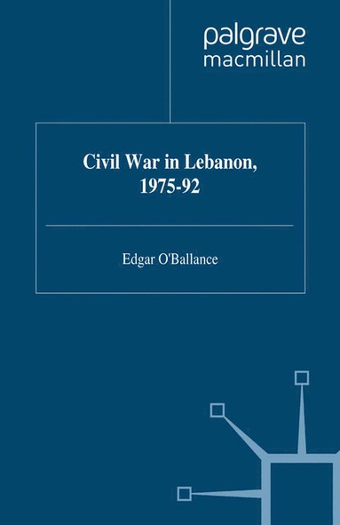 bokomslag Civil War in Lebanon, 1975-92