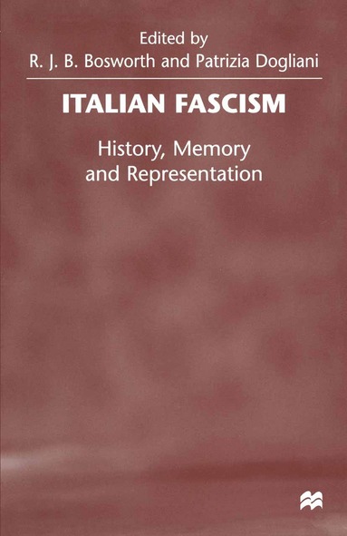 bokomslag Italian Fascism