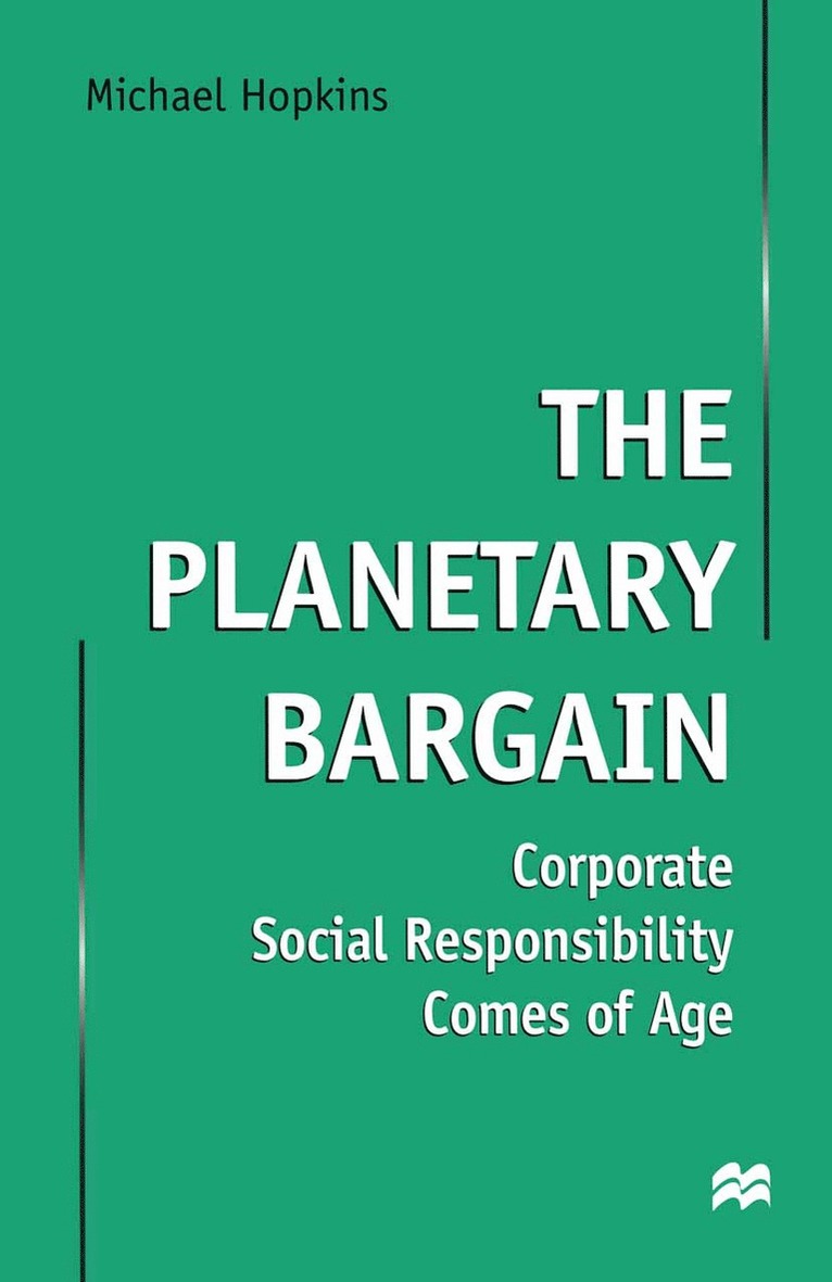 Michael Hopkins - Planetary Bargain, Inbunden