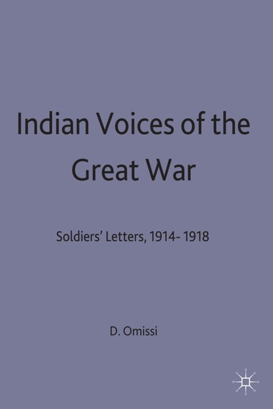 bokomslag Indian Voices of the Great War