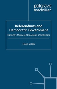 bokomslag Referendums and Democratic Government