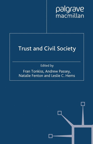 bokomslag Trust and Civil Society