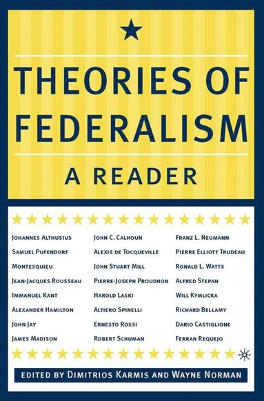 bokomslag Theories of Federalism