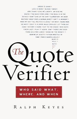 The Quote Verifier: Who Said What, Where, and When 1