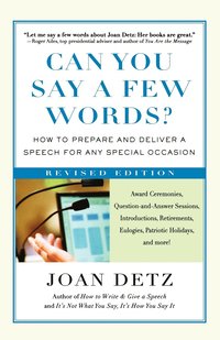 bokomslag Can You Say a Few Words?: How to Prepare and Deliver a Speech for Any Special Occasion