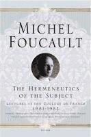 bokomslag The Hermeneutics of the Subject