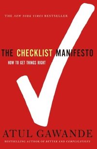 bokomslag Checklist Manifesto