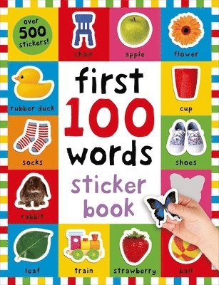 Roger Priddy - First 100 Stickers: Words: Over 500 Stickers, Häftad