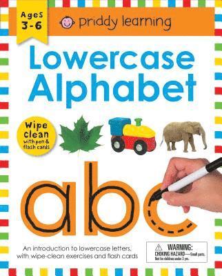 Wipe Clean Workbook: Lowercase Alphabet (Enclosed Spiral Binding): Ages 3-6; With Pen & Flash Cards 1