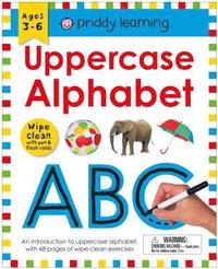 bokomslag Wipe Clean Workbook: Uppercase Alphabet (Enclosed Spiral Binding): Ages 3-6; Wipe-Clean with Pen & Flash Cards