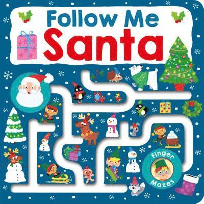 Roger Priddy - Maze Book: Follow Me Santa, Kartonnage