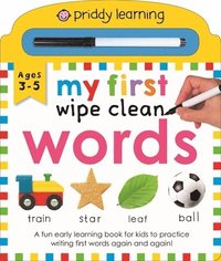 bokomslag My First Wipe Clean Words (Priddy Smart)