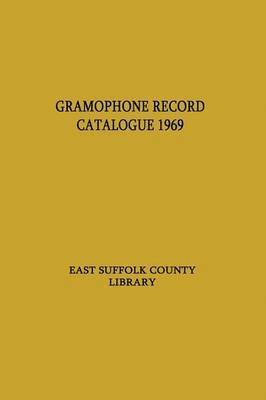 bokomslag Gramophone Record Catalogue