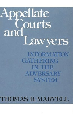 bokomslag Appellate Courts and Lawyers