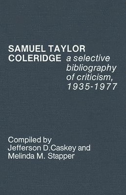 bokomslag Samuel Taylor Coleridge