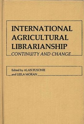 International Agricultural Librarianship 1