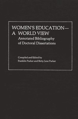 Women's Education, A World View 1