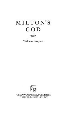 William Empson - Milton's God, Inbunden