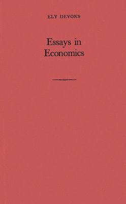 bokomslag Essays in Economics