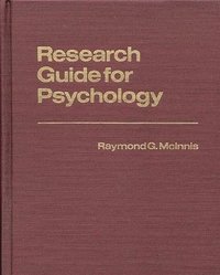 bokomslag Research Guide for Psychology