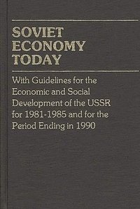 bokomslag Soviet Economy Today