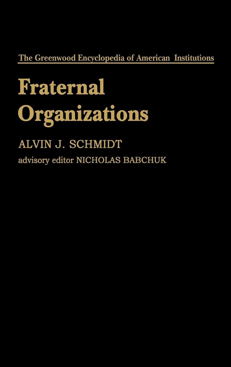 Fraternal Organizations 1