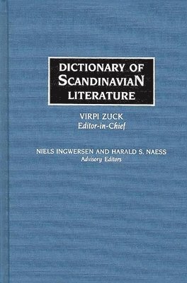 bokomslag Dictionary of Scandinavian Literature
