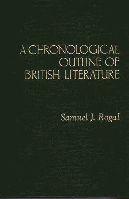 bokomslag Chronological Outline of British Literature