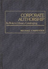 bokomslag Corporate Authorship