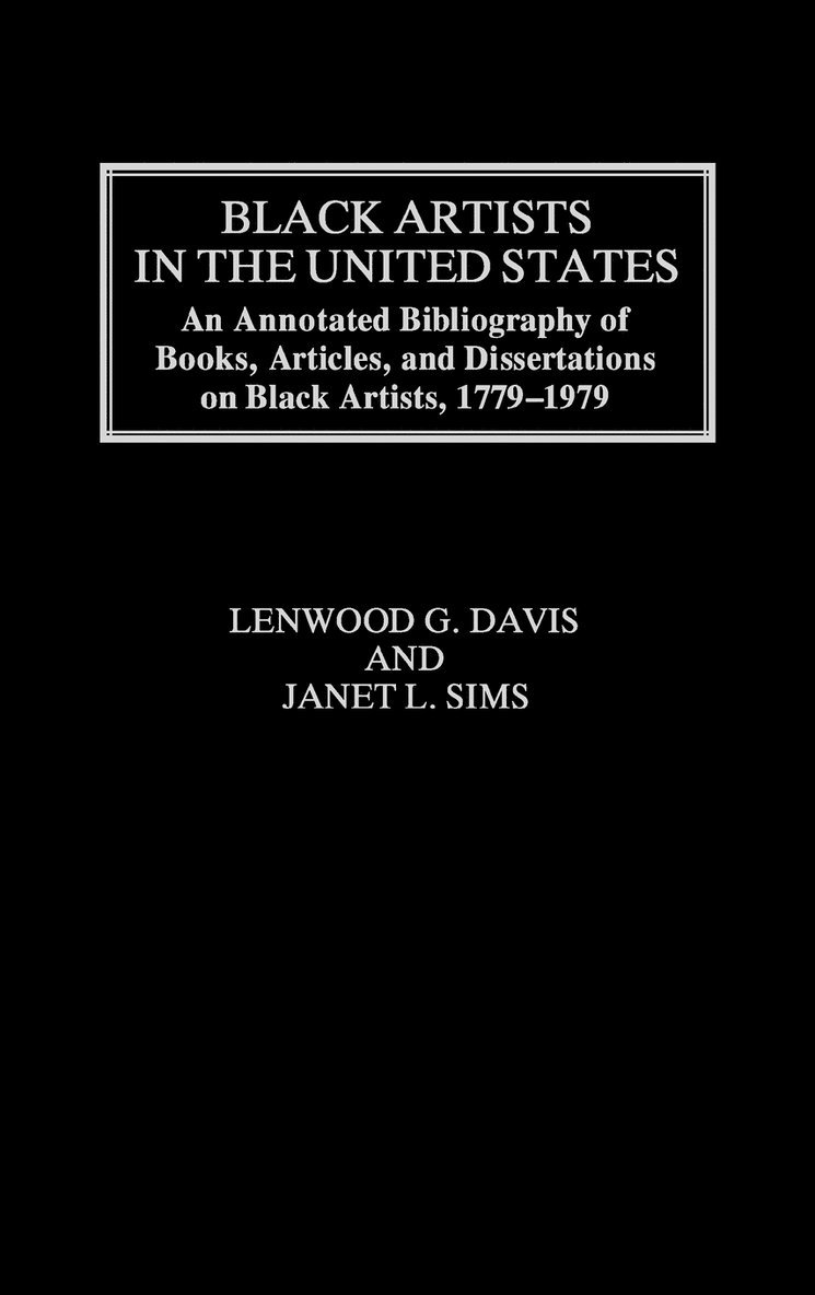 Black Artists in the United States 1