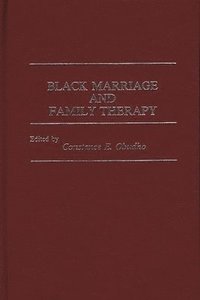 bokomslag Black Marriage and Family Therapy