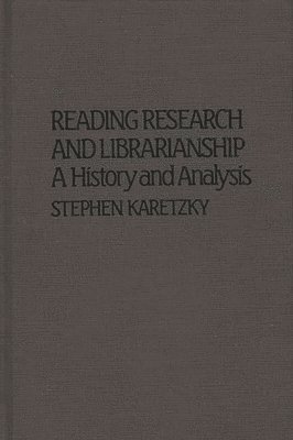 bokomslag Reading Research and Librarianship