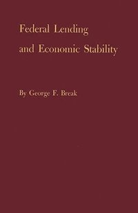bokomslag Federal Lending and Economic Stability