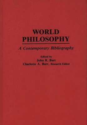 bokomslag Handbook of World Philosophy