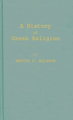 History of Greek Religion 1
