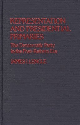 bokomslag Representation and Presidential Primaries