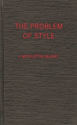 The Problem of Style 1