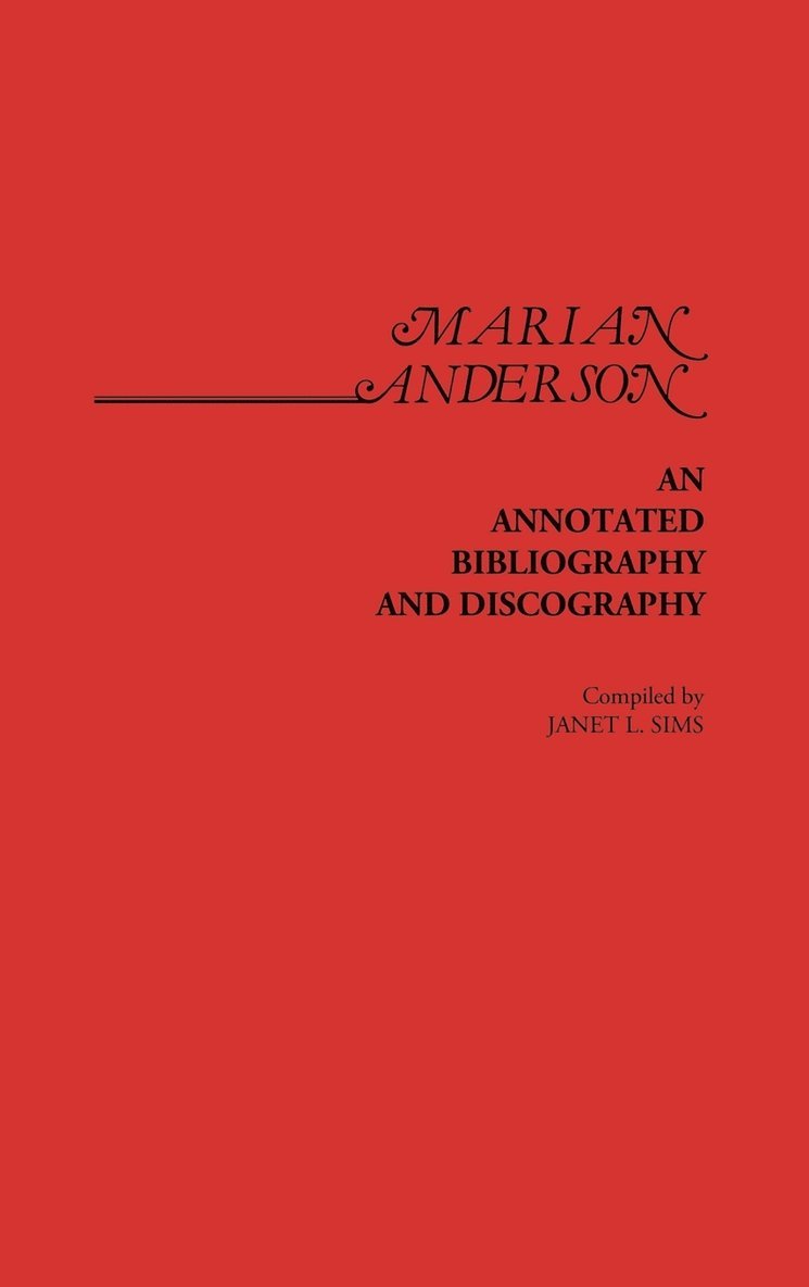 Marian Anderson 1