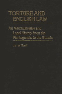 bokomslag Torture and English Law