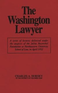 bokomslag The Washington Lawyer