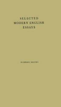 bokomslag Selected Modern English Essays