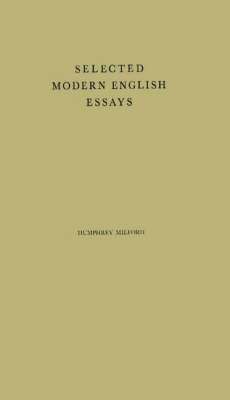 Selected Modern English Essays 1