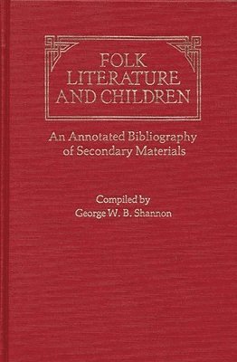 bokomslag Folk Literature and Children