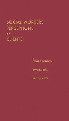 Edgar F. Borgatta, David Fanshel, Henry J. Meyer - Social Workers' Perceptions of Clients, Inbunden