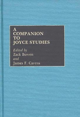 A Companion to Joyce Studies 1