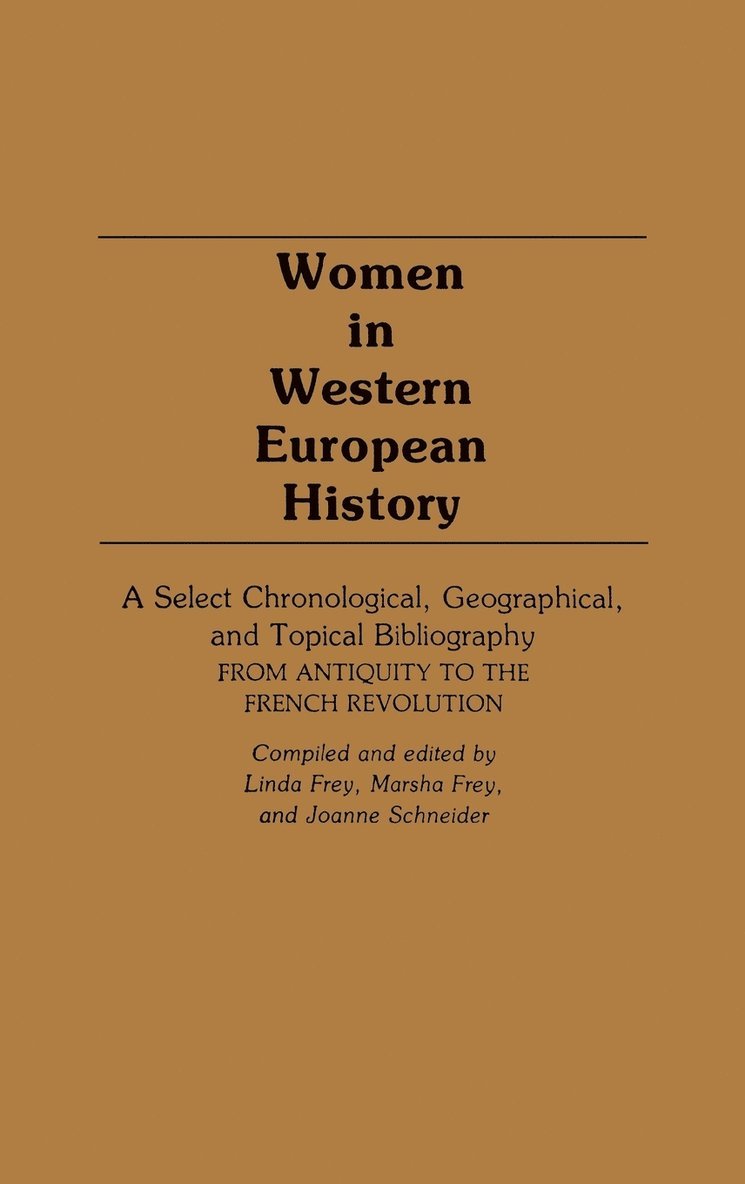 Women in Western European History 1