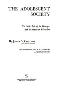 bokomslag The Adolescent Society