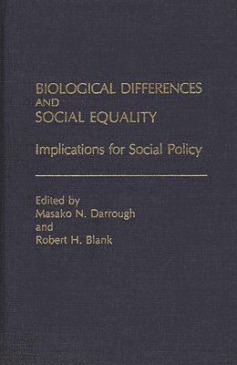 bokomslag Biological Differences and Social Equality