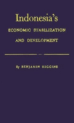 bokomslag Indonesia's Economic Stabilization and Development